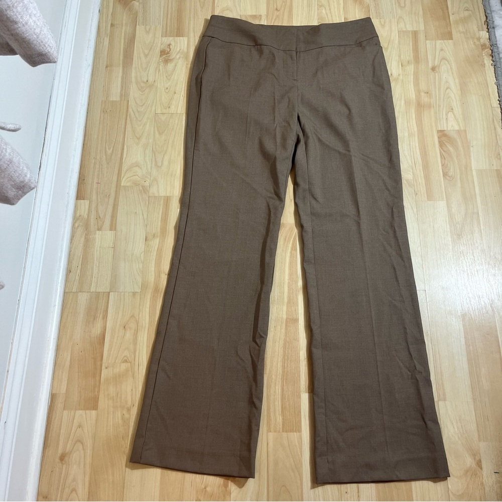 Loft Womens New With Tags‎ Straight Through Hip & Thigh Brown Women's Trouser 4